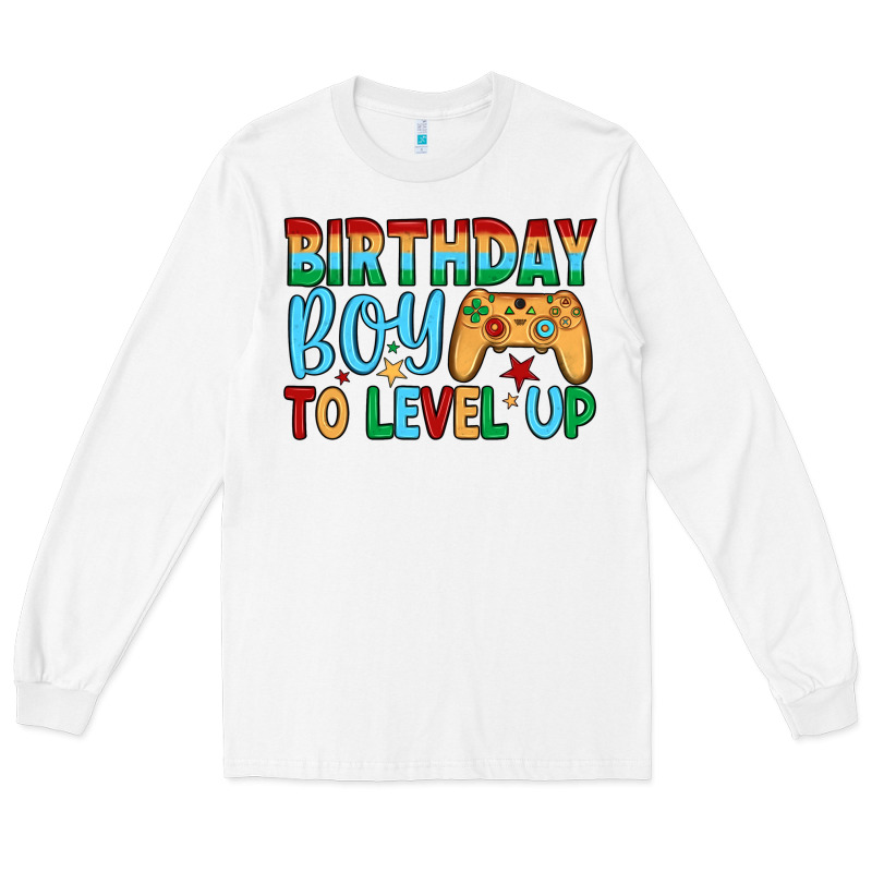 Birthday Boy To Level Up Long Sleeve Tee by JahusDesignShop | Teevron