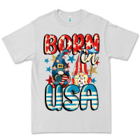 Dove Grey Born in USA gnomes 4th of July Premium Tee - CowGirlArtShop