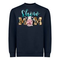 Navy Western Show Mom Holstein Heavyweight Sweatshirt - LillyAllenDesigns
