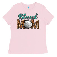 Bubblegum Pink western blessed mom with hockey Ladies Tee - texasbilliewilder