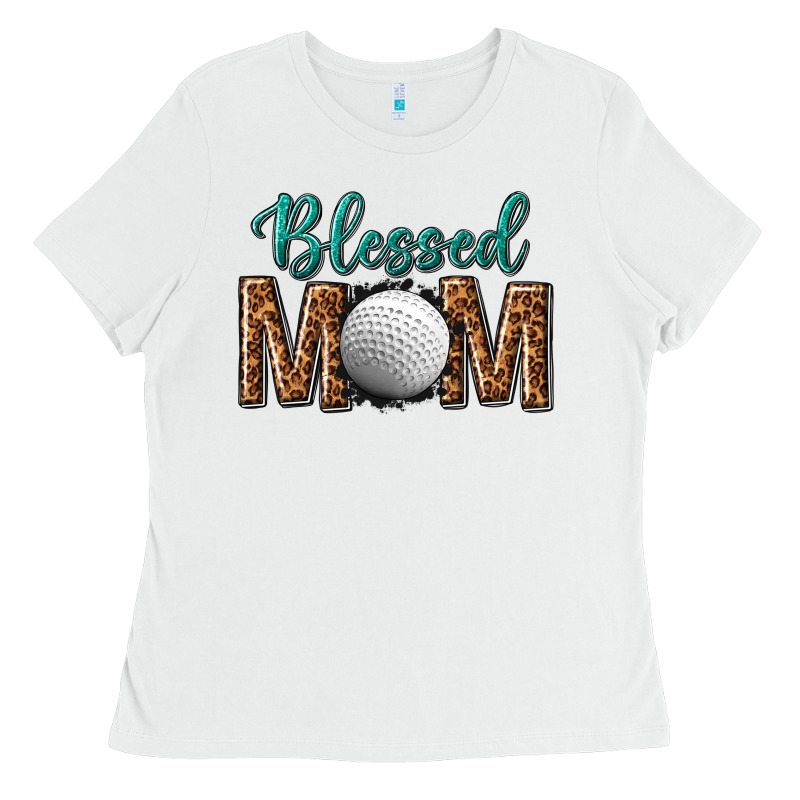 Western Blessed Mom With Hockey Ladies Tee by texasbilliewilder | Teevron