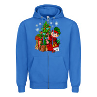 True Royal Santa's Elf Christmas Zipper Hoodie - BundleAndBundleShop