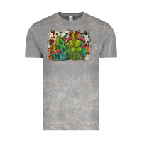 Cloud Rock watercolor cactus western background Vintage Tee - BarkalooDesign