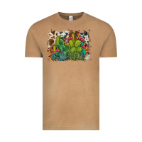Vintage Camel watercolor cactus western background Vintage Tee - BarkalooDesign
