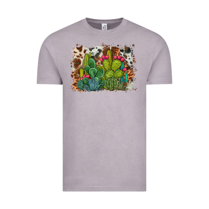 Watercolor Cactus Western Background Vintage Tee by BarkalooDesign | Teevron
