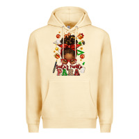 Pina Colada santa's favorite para afro messy bun Premium Hoodie - texasbilliewilder