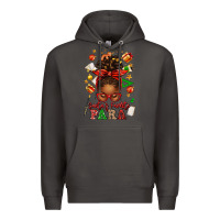 Smoke santa's favorite para afro messy bun Premium Hoodie - texasbilliewilder