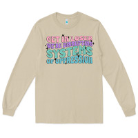 Mushroom get in loser we're disrupting systems of oppressio Long Sleeve Tee - MaliasSmallBusiness
