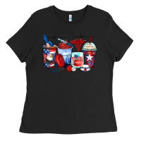 Black American nurse coffee cups Ladies Tee - Zillion Design Studio