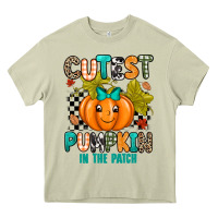 Mossy Cutest Pumpkin In The Patch Heavy Core Tee - texasbilliewilder