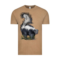 Vintage Coffee skunk Vintage Tee - LillyAllenDesigns