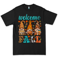 Black welcome fall gnome Premium Tee - HRA Design Shop