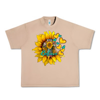 Burro western sunflower  cross believe Urban Heavy Tee - BarkalooDesign