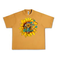 Peanut Butter western sunflower  cross believe Urban Heavy Tee - BarkalooDesign