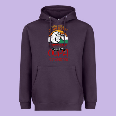Being A Dad Is An Honor Being Papa Is Priceless Heavyweight Hoodie Designed By Bettercallsaul