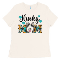 Bone husky mom western Ladies Tee - RanaPortraitStore