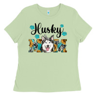 Matcha husky mom western Ladies Tee - RanaPortraitStore