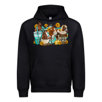 Black horses coffee cups Urban Hoodie - OliviaCreatesArt