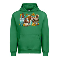 Emerald horses coffee cups Urban Hoodie - OliviaCreatesArt