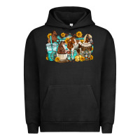Pigment Black horses coffee cups Urban Hoodie - OliviaCreatesArt