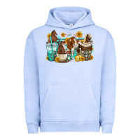 Pigment Grape Ice horses coffee cups Urban Hoodie - OliviaCreatesArt
