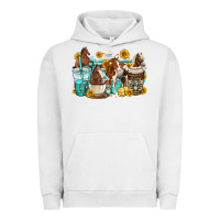 Pigment Lunar Rock horses coffee cups Urban Hoodie - OliviaCreatesArt