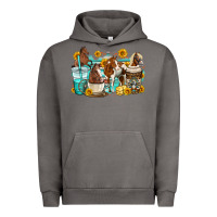 Pigment Tornado horses coffee cups Urban Hoodie - OliviaCreatesArt
