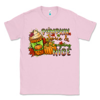 Bubblegum Pink Pumpkin spice everything nice Classic Tee - NancyCooperArtShop