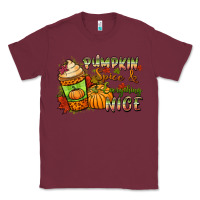 Burgundy Pumpkin spice everything nice Classic Tee - NancyCooperArtShop
