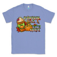 Colony Blue Pumpkin spice everything nice Classic Tee - NancyCooperArtShop