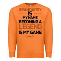 Carrot Grandaddy Is My Name Becoming A Legend Is My Game Premium Sweatshirt - Bettercallsaul
