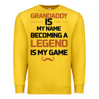 Lemon Grandaddy Is My Name Becoming A Legend Is My Game Premium Sweatshirt - Bettercallsaul