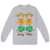 Moon Dust lucky vibes st. patrick's day Long Sleeve Tee - MaliasSmallBusiness