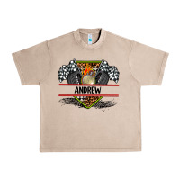 French Oak custom name race flag and race equipment Urban Heavy Tee - AdoDesignShop