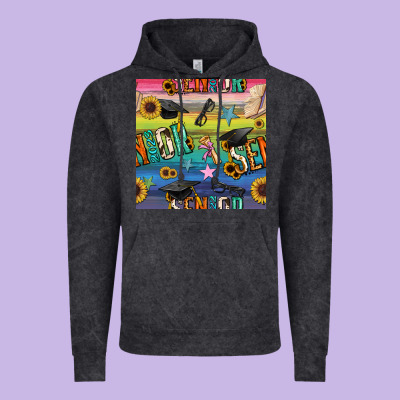 Graduation Seamless Pattern Vintage Hoodie Designed By Bundleandbundleshop