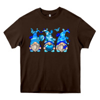 Chocolate Brown autism gnomes Heavy Core Tee - Zillion Design Studio
