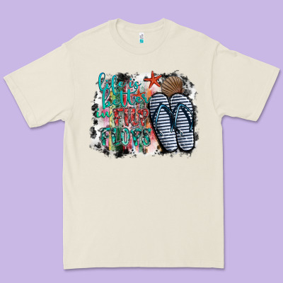 Life Is Better In Fılp Flops Premium Tee Designed By Sublimationcraftshop