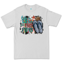Dove Grey life is better in fılp flops Premium Tee - SublimationCraftShop