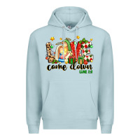 Blue Mist love came down luke 2 11 Premium Hoodie - texasbilliewilder