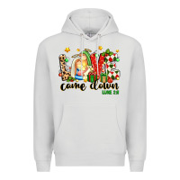 Dove Grey love came down luke 2 11 Premium Hoodie - texasbilliewilder