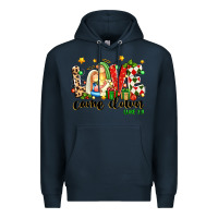 Navy love came down luke 2 11 Premium Hoodie - texasbilliewilder