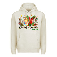 Oatmeal Heather love came down luke 2 11 Premium Hoodie - texasbilliewilder