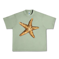 Oil Green Starfish Urban Heavy Tee - LillyAllenDesigns