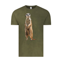 Vintage Olive Meerkat Vintage Tee - LillyAllenDesigns