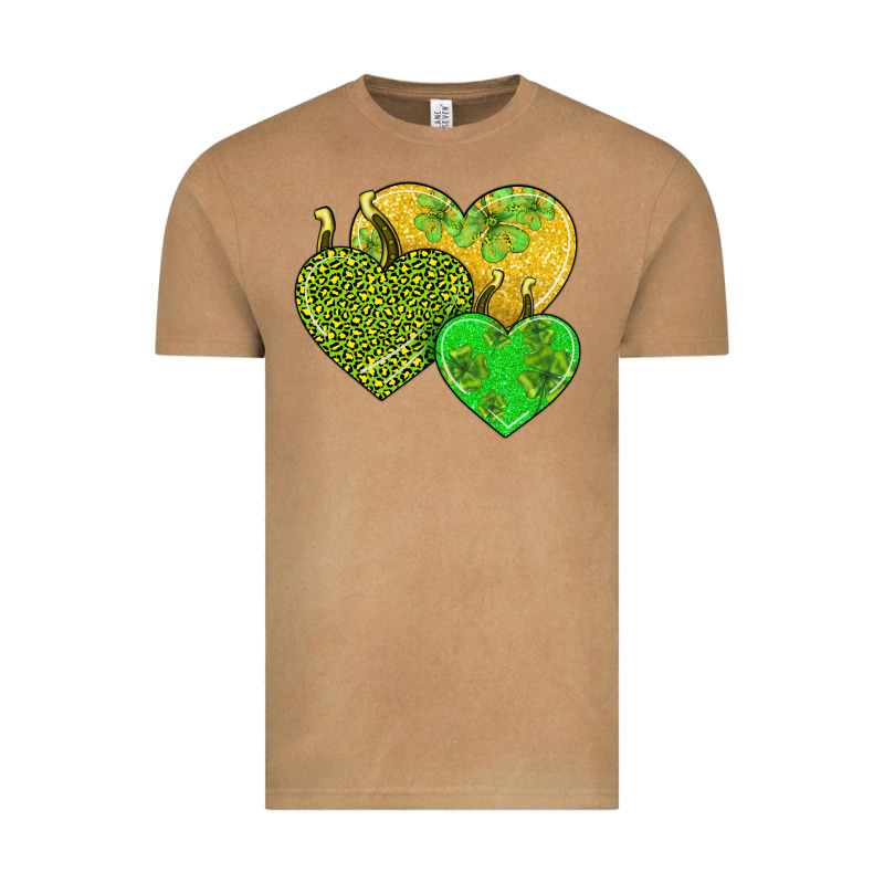 St Patricks Day Hearts Vintage Tee by AdoDesignShop | Teevron