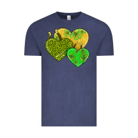 Vintage Denim st patricks day hearts Vintage Tee - AdoDesignShop