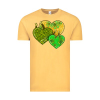 Vintage Mustard st patricks day hearts Vintage Tee - AdoDesignShop