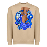 Mushroom colon cancer heels Heavyweight Sweatshirt - NancyCooperArtShop