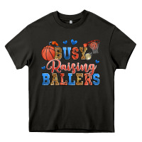 Asphalt busy raising ballers basketball Heavy Core Tee - Zillion Design Studio