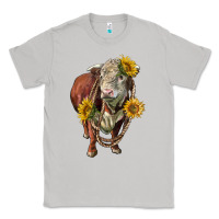 Moon Dust hereford bull rope and sunflowers Classic Tee - LillyAllenDesigns